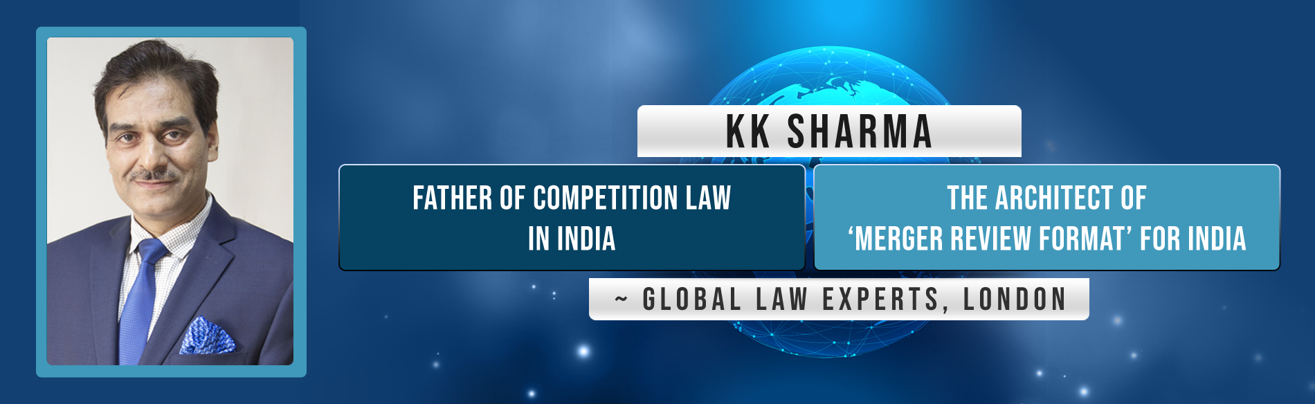 Father of indian competition law, global law experts, london, the architect of 'merger review format' for india, legally india, business standard